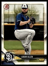 2018 Bowman Draft Logan Allen San Diego Padres #BD-169