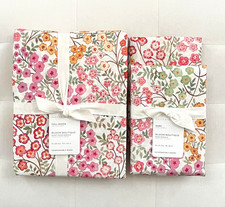 Pottery Barn BLOOM BOUTIQUE PRINTED Duvet Cover Full Queen 2 Euro Shams NWT