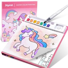 JoyCat Paint with Water Coloring Books for Toddlers Watercolor Painting Sets for