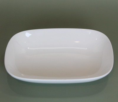 Alessi for Delta Airlines - White Ceramic - Large Dish 044207704  7.5'' x 5.25''