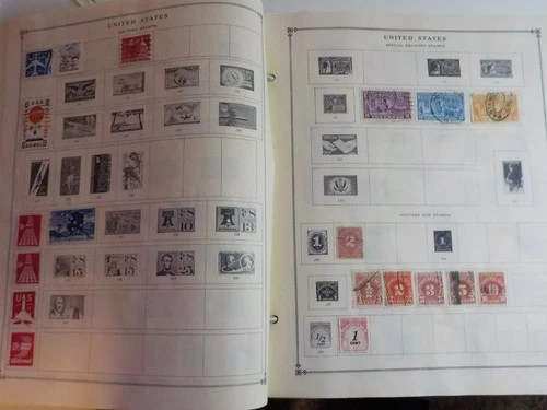 COLLECTION OF 17 PAGES OF US STAMPS STARTING BID $.99 NO RESERVE