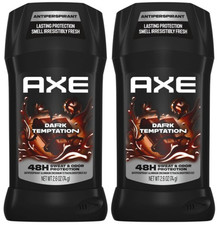 2 AXE 48-Hour Anti Sweat Antiperspirant Deodorant Stick, Dark Temptation, 2.7 oz