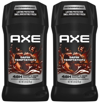 2 AXE 48-Hour Anti Sweat Antiperspirant Deodorant Stick, Dark Temptation, 2.7 oz