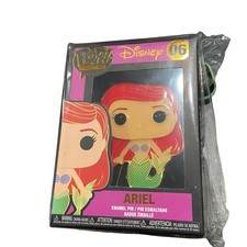 FUNKO POP DISNEY ARIEL 06 LARGE ENAMEL PIN 4”