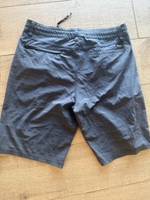 Men s O Neill Blue Stripe Hybrid Swim Shorts Size 34