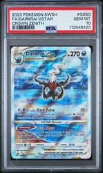 Darkrai VSTAR GG50/GG70 Crown Zenith Galarian Gallery Holo Ultra Rare