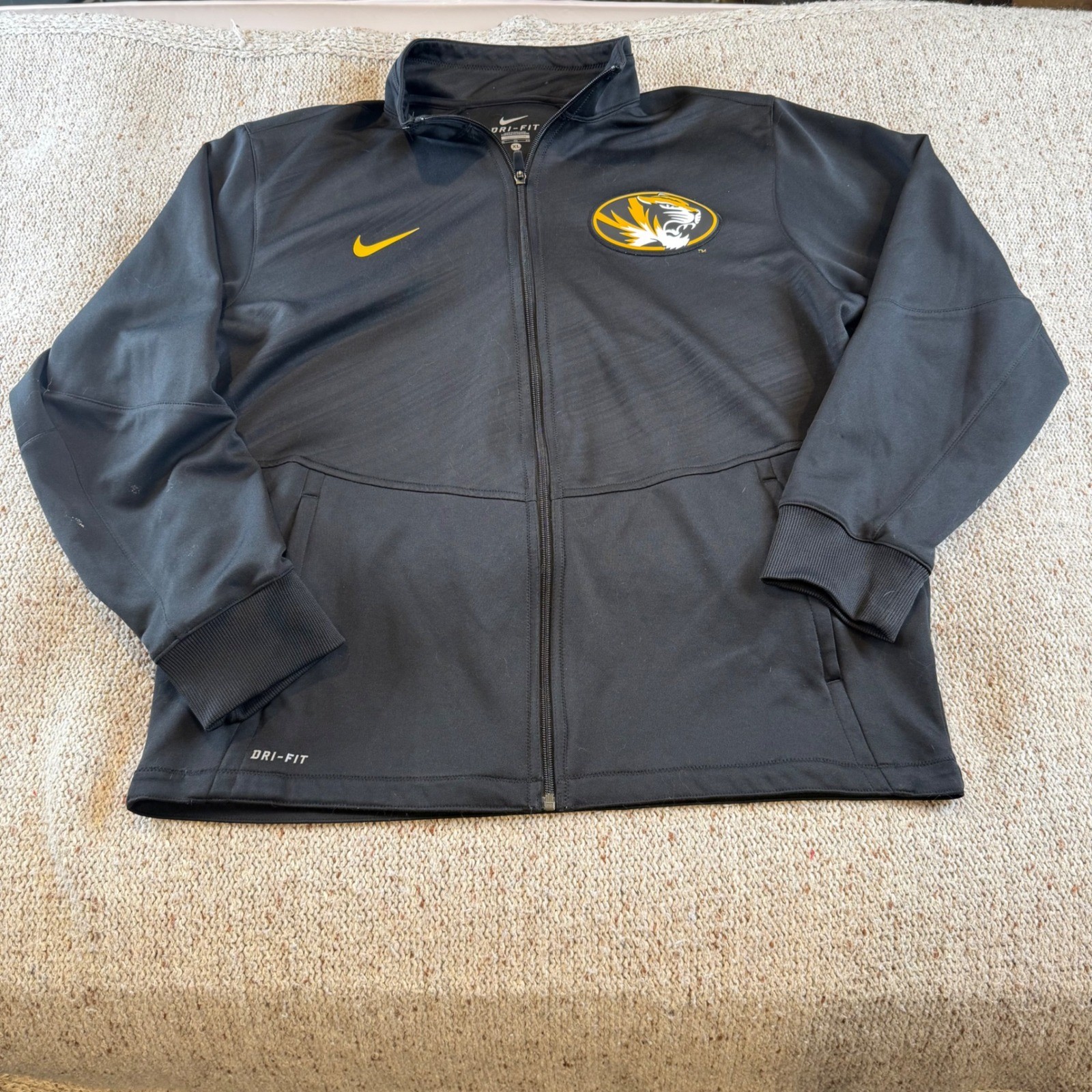 SACAI X NIKE Nike Dri FIT Missouri Tigers Giacca XL Full Zip Nero Uomo