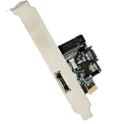 1pc PCI-E to eSATA SATA IDE Expansion Card Raid Controller Adapter JMB363 ATA133
