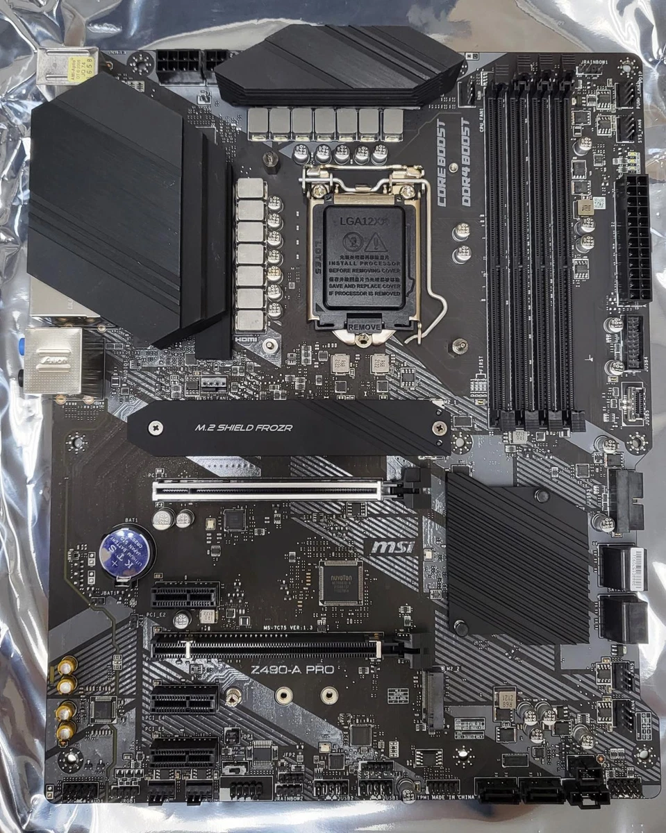 MSI Z A PRO LGA Intel Motherboard Board Only