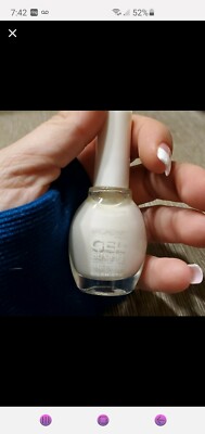 Broadway Nails Gel Strong Polish French White New 