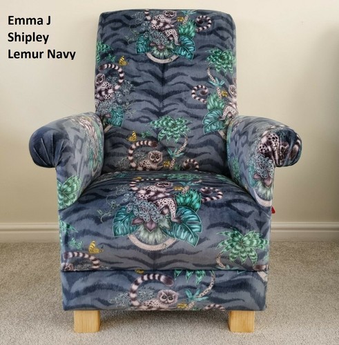Emma J Shipley Fabrics Chair & Footstool Armchair Animalia Accent Animals Pouffe - Picture 56 of 102