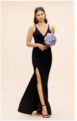 strapless open back dress Iris Gown  Dress the Population