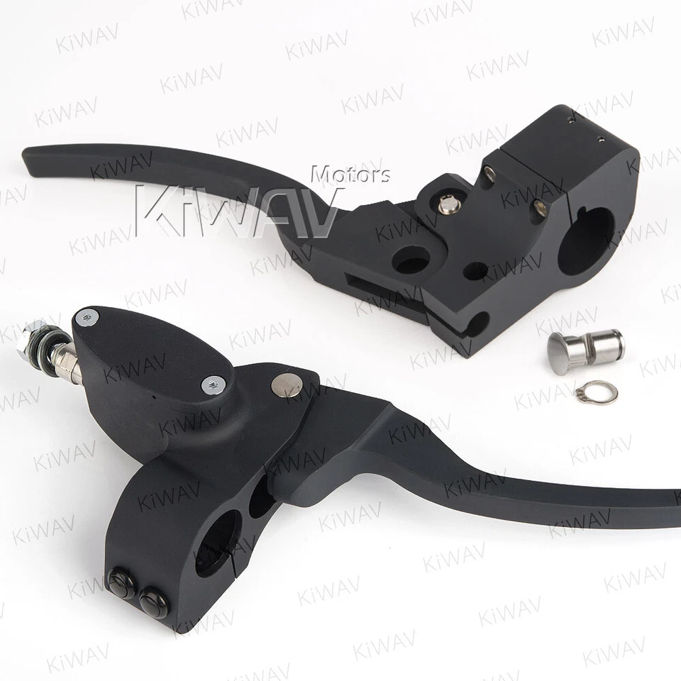 VAWiK Hydraulic brake & cable clutch handcontrol set Matt Black fits 1" bar ε - Изображение 4 из 4