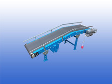 Z-shaped elevator conveyor used 45 cm Costo Intralogistics