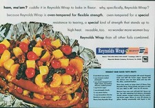 1965 Reynolds Wrap Recipe Ham Tutti Frutti Raisins Buyers Pick Vtg Print Ad GH2