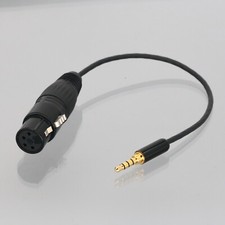 XLR 4-Pin Female to 3.5mm 1/8" TRRS Plug Audio Balanced Adapter Cable 0.5 6.5FT