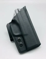 M&P Shield 9 Black Kydex Outside Waistband OWB Holster w/ Speed Clips USA Made