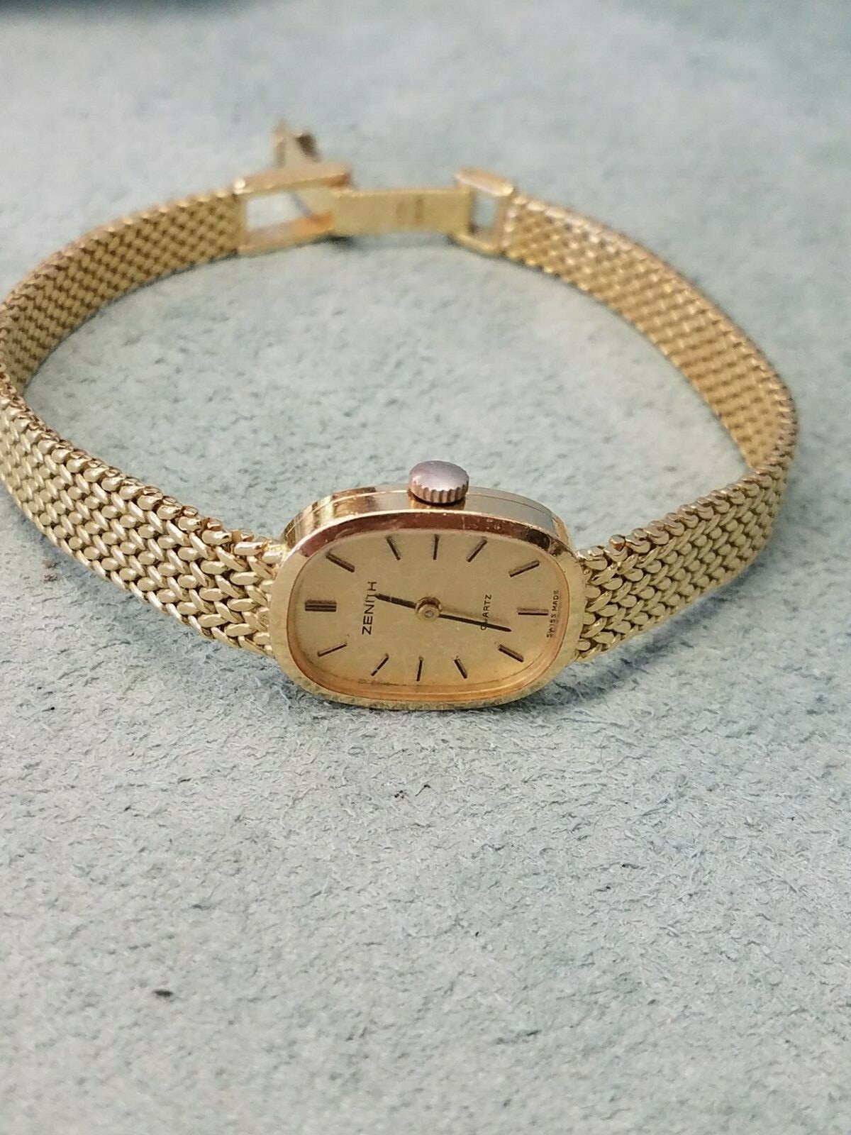 AUTHENTIC SOLID 18K YELLOW GOLD ZENITH / MOVADO W… - image 4