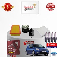 Inspektionskit Filter ÖL Kerzen Ford Fiesta V 1.25 I 51KW 70CV Von 2004->