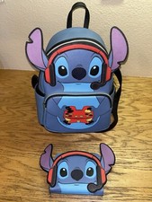 Loungefly Gaming Stitch backpack And Wallet