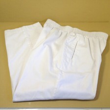 Vintage Cricket Lane Women's Elastic Waist Pants White Size 16 USA Made