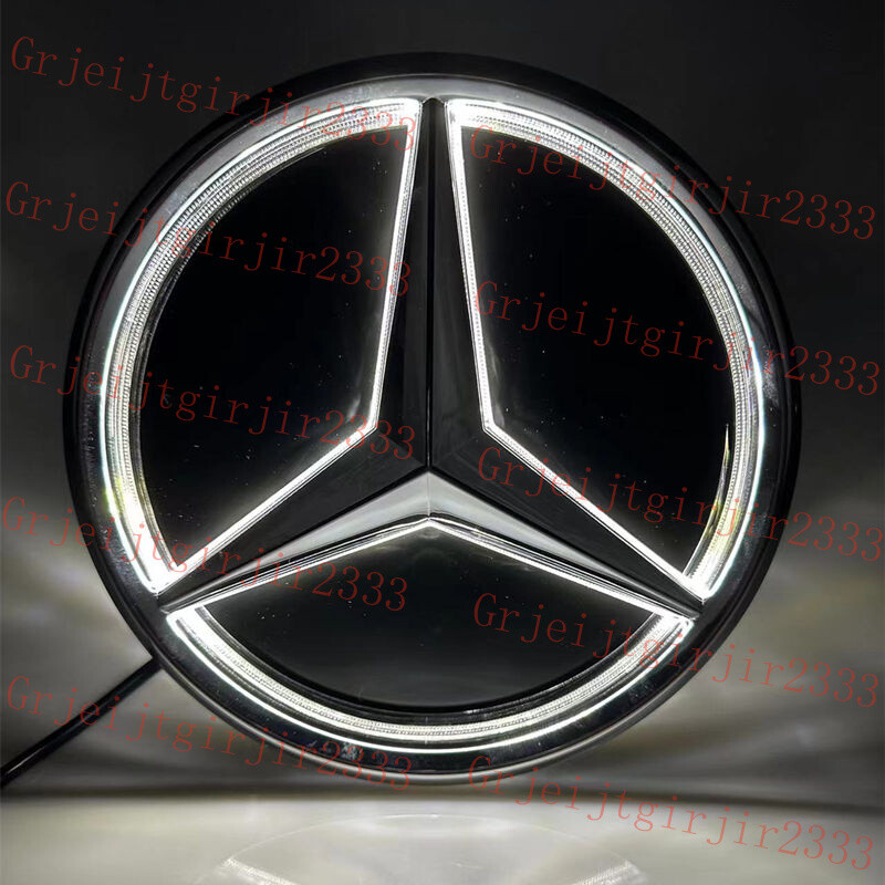 Illuminated LED Light Grille Mirror Star Emblem For A-Class W177 W205 2019-2022