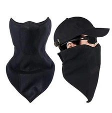 Cold Weather Fleece Neck Gaiter Warmer Ski Scarf Windproof Warmer Half Face Mask