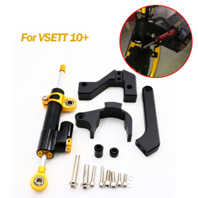 Electric Scooter For VSETT 10+ Direction Steering Damper Stabilizer Anti-shake