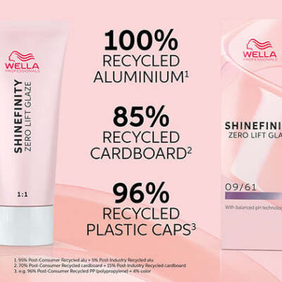 3 Pack Wella Shinefinity Zero Lift Glaze 2 oz 09/65 Very Light Blonde Violet