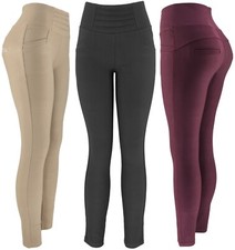 Women's Premium Skinny Leg Work Pull on Stretch Dress Pants