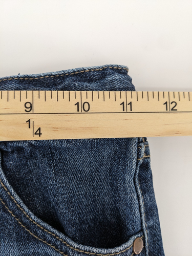 Tommy Hilfiger Boys Distressed Blue Denim Shorts Adj Waist Size 7 - Picture 12 of 14
