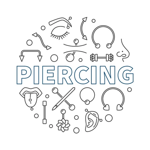 Pack of 10 Piercing Needles Surgical Steel Sterile Disposable Piercing Needles image 7