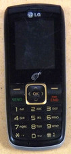 LG 325G / LG325G - Black and Silver  TracFone  Cellular Candybar Phone