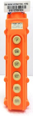 COB 63 Up-Down East-West South-North Hoist Crane Pendant Pushbutton Switch 5A