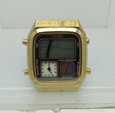 Citizen C350-Q00303 Quartz Ana Digi Alarm Chronograph Watch For
