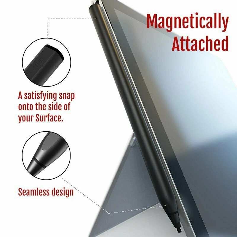 For Microsoft Surface Pro 7/6/5/4 Active Stylus Magnetic Smart Rechargeable Pen - Image 4 of 4