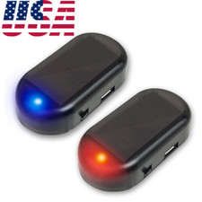 2 Car Alarm Warning Solar Flash Led Light Fake Security System Anti-theft Signa 2 Car Alarm Warning Solar Flash Led Light Fake Security System Anti-theft Signa