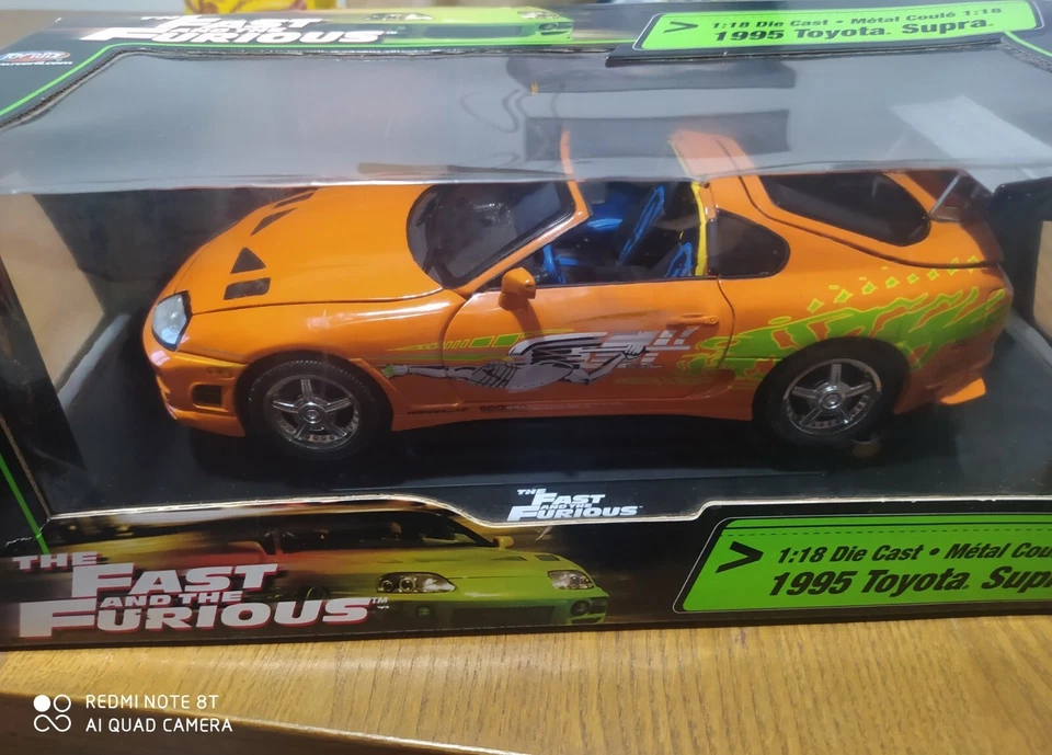 Brian's Toyota Supra 1:18 MK4 Fast and Furious Joyride  CON DIFETTI - Immagine 2 di 4