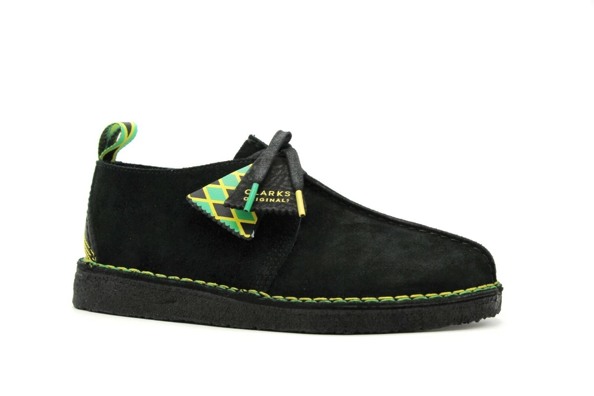 Aantrekkelijk zijn aantrekkelijk Eigenlijk Botanist NEW MEN CLARKS ORIGINAL DESERT TREK &#034;BANK ROBBERS&#034; JAMAICA BEE  BLACK SUEDE SHOES | eBay