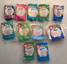 1999/2000 McDonald  s Barbie Set Of 11 Different Dolls Sealed
