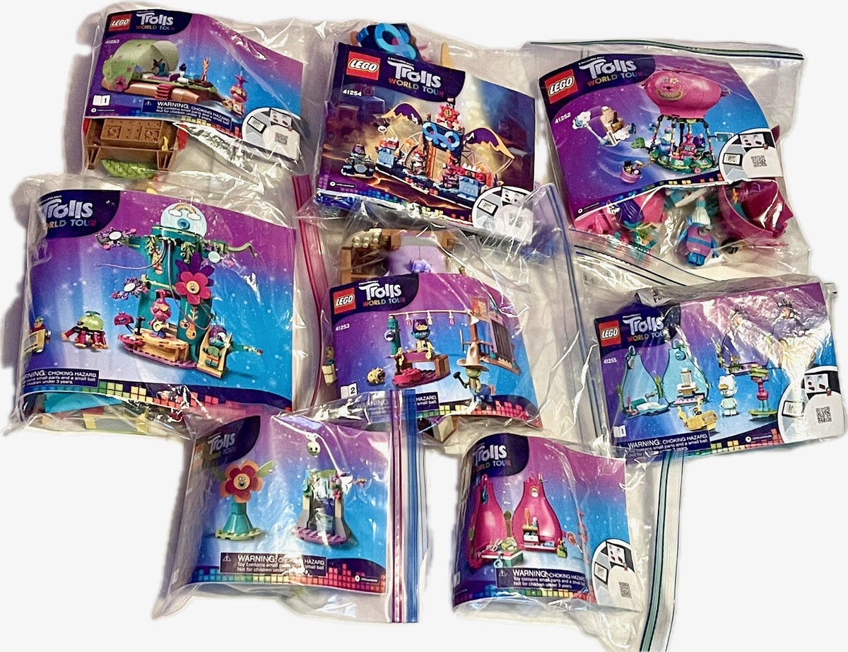LEGO Trolls World Tour SETS 41251 41252 41253 41254 41255 RETIRED