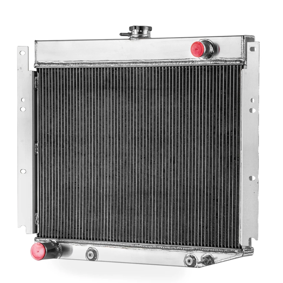 4 Row Aluminum Radiator Fit 1969-1971 1970 Dodge D/W 100 200 300 Pickup 6.3L AT - Image 3 of 4