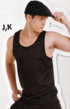 NWT Dance Sleeveless tank shirt Boys/Mens Sizes black spandex pullover