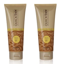 BODY DRENCH QUICKTAN TANNING LOTION DARK 8.0 OZ 2 Tubes