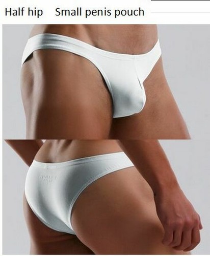 Mens White Swim Briefs Thong Sexy Swimsuit Fashion Beach Bikini Gay Bathing Suit - Afbeelding 18 van 40