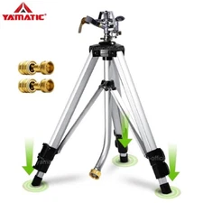 YAMATIC 36" Impact Sprinkler on Tripod Base 360 Degree Area with Quick Connector