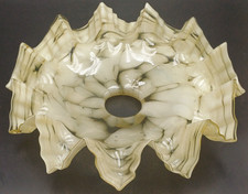 MURANO GLASS PARALUME/CAPPELLO PER LAMPADARIO A SOSPENSIONE ANNI '50/60