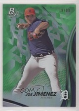 2017 Bowman Platinum Top Prospects Green 19/99 Joe Jimenez #TP-JJ 1u6