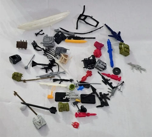 X-491 VINTAGE 1980'S HASBRO GI JOE FIGURE & VEHICLE WEAPONS AND ACCESSORIES