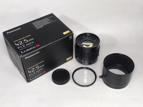 *Near MINT* Panasonic Leica DG NOCTICRON 42.5mm F1.2 ASPH POWER OIS Lens w/ Hood